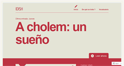 Desktop Screenshot of idish.org